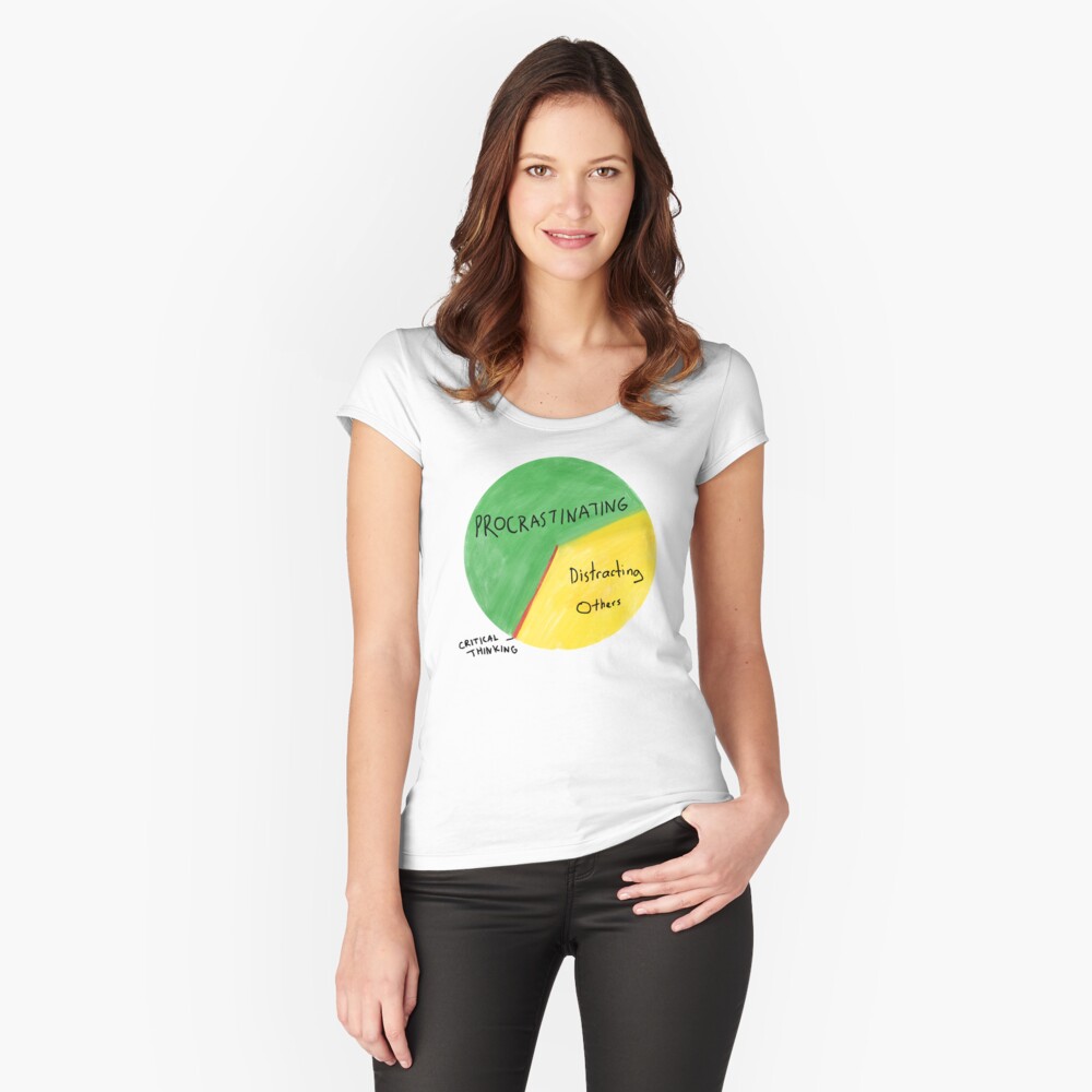 Item preview, Fitted Scoop T-Shirt designed and sold by almostparadise.