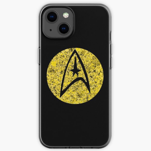 Star Trek TOS Command Gold Insignia Paint Splatter iPhone Soft Case