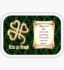 Erin go Bragh ~ Ireland Forever Sticker