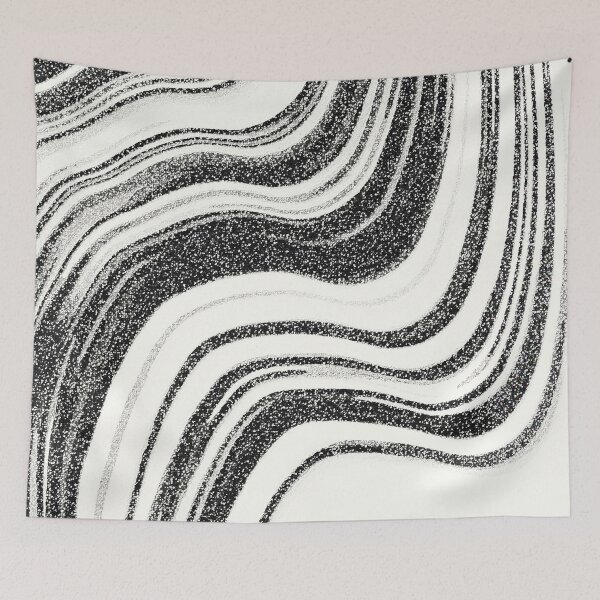 Item preview, Textured Marble - Black & White designed and sold by SilverPegasus.