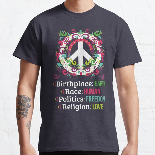 Birthplace: Earth Race: Human Classic T-Shirt