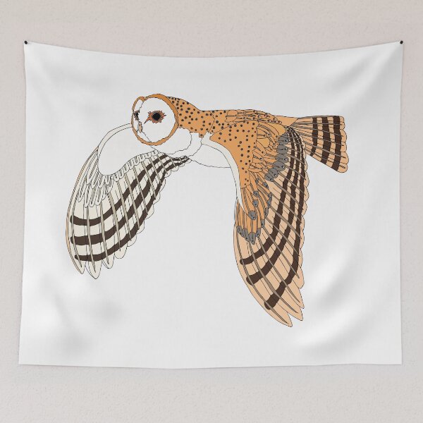 Item preview, Barn Owl designed and sold by nolessjess.