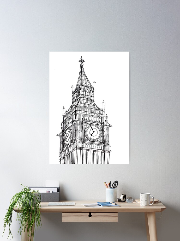 Big Ben Clock Tower, Posters, Art Prints, Wall Murals