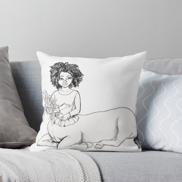 Item preview, Centaur Girl with Flowers designed and sold by ERNorman.