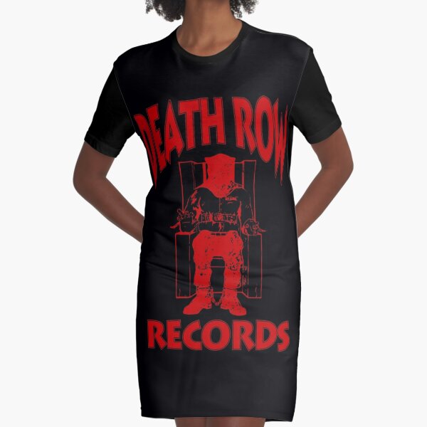 black and red death row shirt