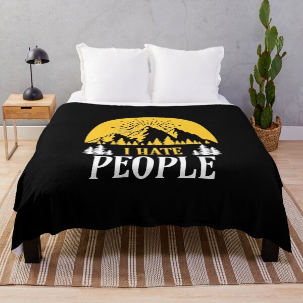 Item preview, Cute & Funny I Hate People Camping Nature Camp Pun designed and sold by perfectpresents.