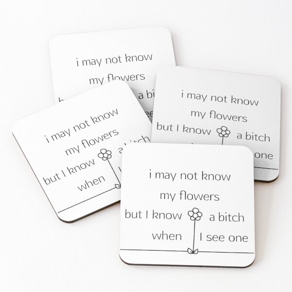Item preview, "i may not know my flowers" design designed and sold by bonkn beeps.