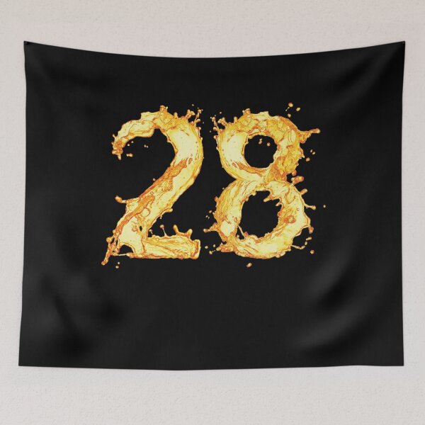 Item preview, 28th Birthday "yellow water splash" designed and sold by 1681830934131.