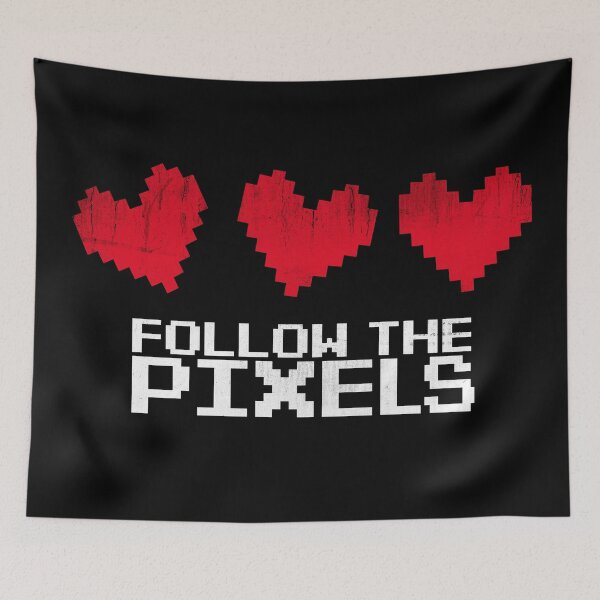 Item preview, Gaming Nerd - Follow the Pixels - 8 Bit designed and sold by RAWWR.