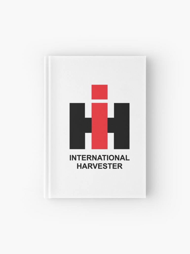 International Harvester Logo Red Black Hardcover Journal By Ataadam Redbubble