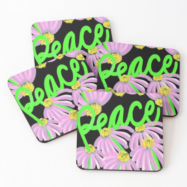 Item preview, PEACE PINK DAISY  designed and sold by GIVENGRACE.ART.