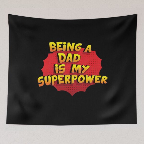 Item preview, Being A Dad is my Superpower Funny Design Being A Dad Gift designed and sold by Custom365.