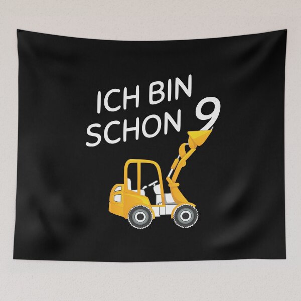 Item preview, Children's 9th birthday excavator 9 years construction site designed and sold by 1681830934131.