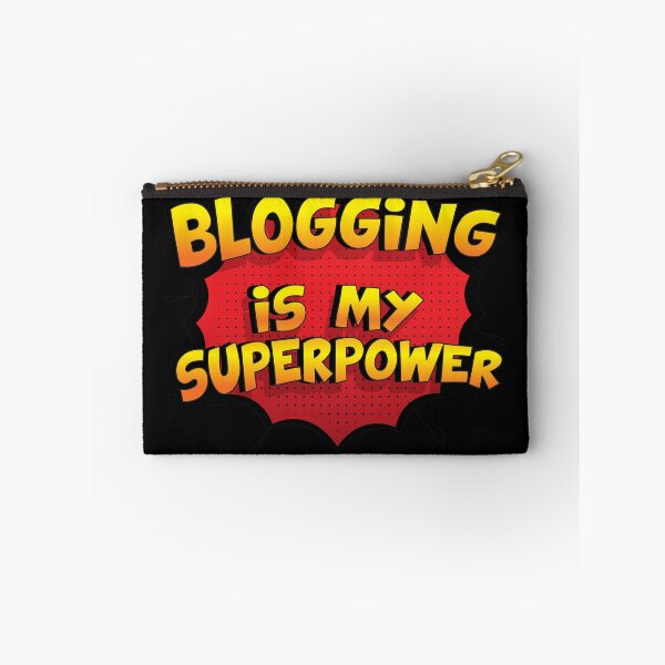 Artikelvorschau, Das Bloggen ist mein Supermacht-lustiges Entwurfs-Blogging Geschenk entworfen und verkauft von Custom365.