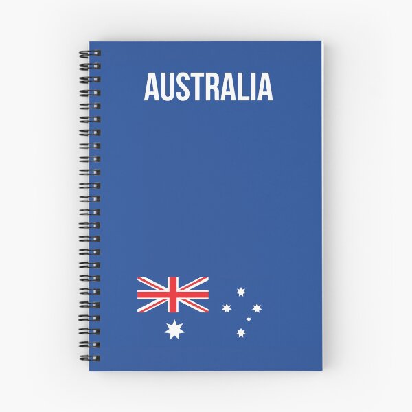 Item preview, Australian Flag on a blue background designed and sold by Brimson-Marlor.