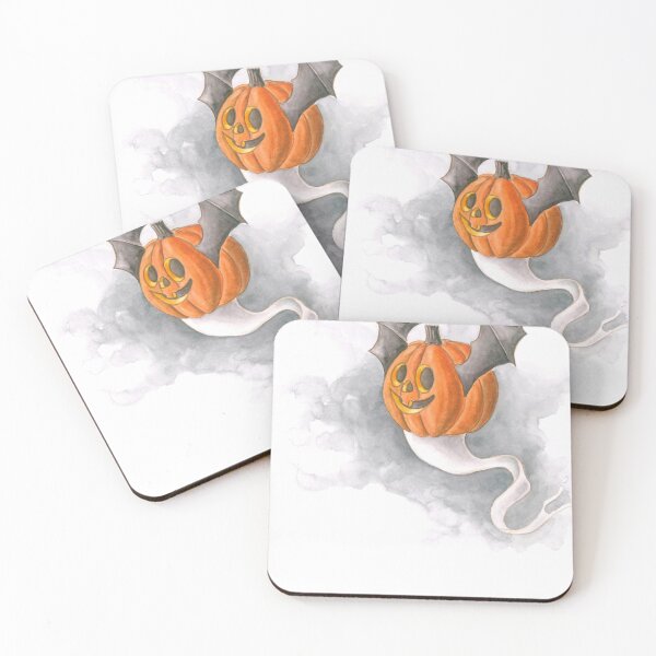 Item preview, The hybrid Halloween watercolor illustration designed and sold by Bonheurem.
