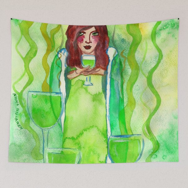Item preview, Sweet Poison - Bright Green  designed and sold by Niina  Niskanen.