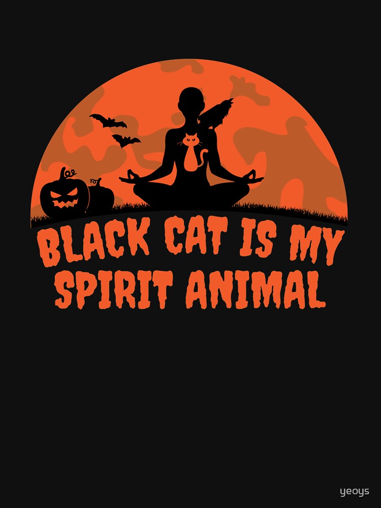Black Cat Is My Spirit Animal - Cat Ghost by yeoys