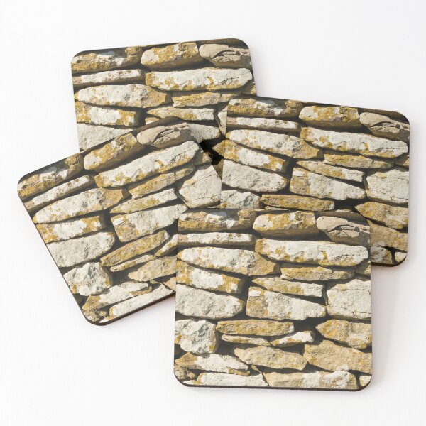 Item preview, Dry stone limestone wall, small stones, texture, background designed and sold by Andy Chisholm.