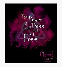 Charmed: The power of Three Photographic Print