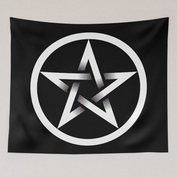 Item preview, Halftone Pentagram designed and sold by MartineMeeka.