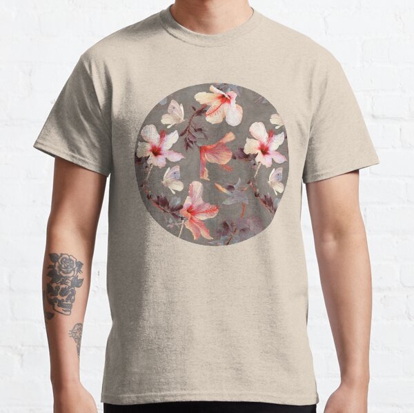 Coral Hibiscus Classic T-Shirt