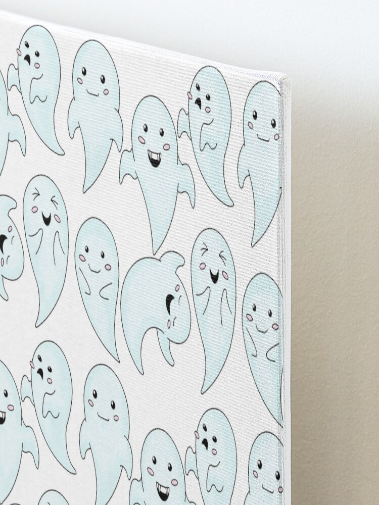 Alternate view of Cute Little Ghosts Mounted Print