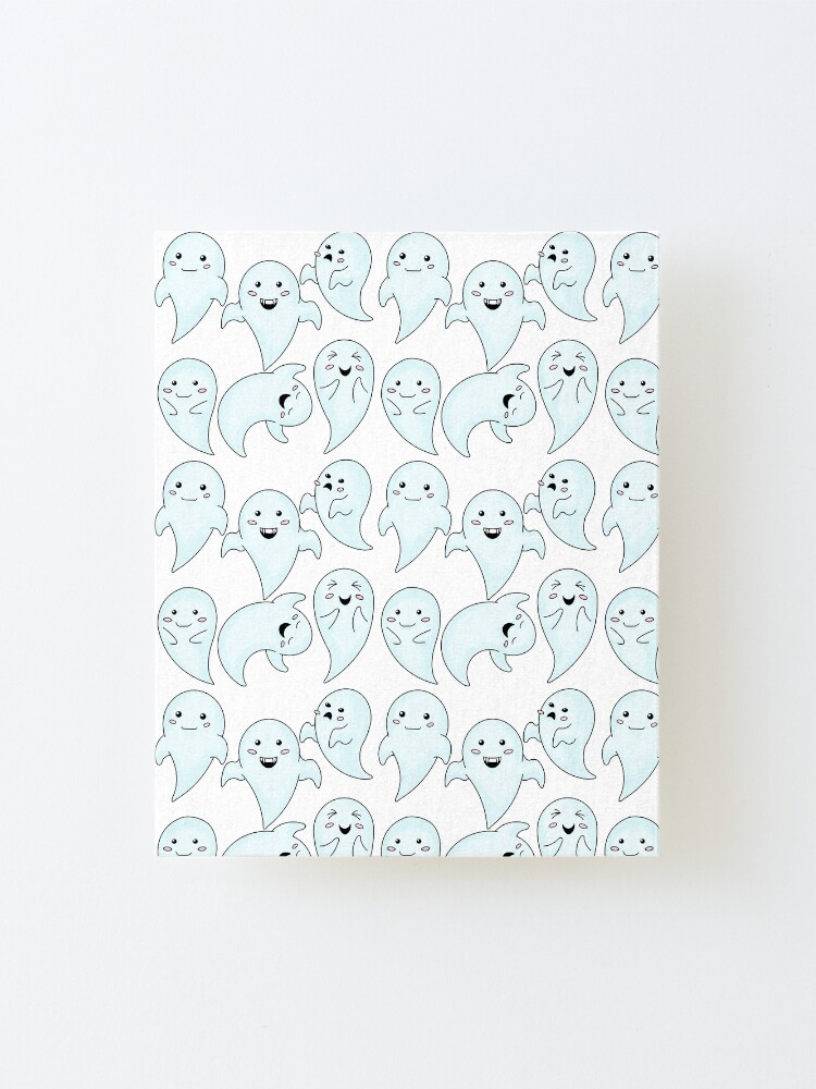 Alternate view of Cute Little Ghosts Mounted Print