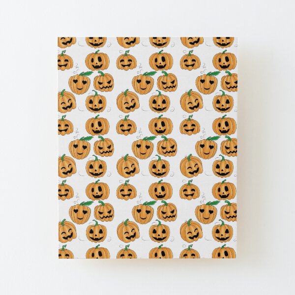 Cute Little Pumpkin Patch Wood Mounted Print