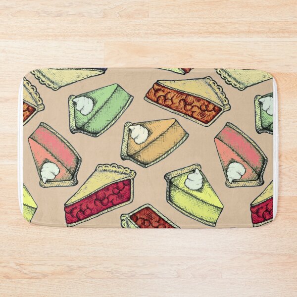 Item preview, Easy As Pie - cute illustrations of pie on neutral tan  designed and sold by Perrin Le Feuvre.