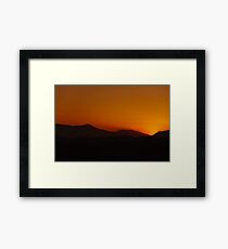 Sunset Framed Print