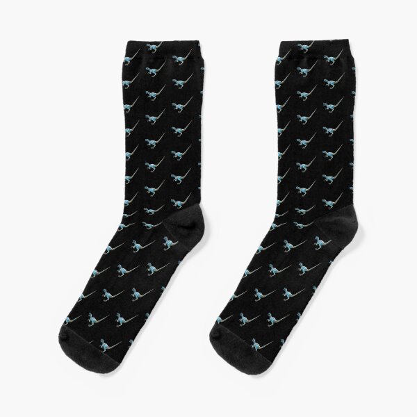Blue Raptor Socks