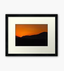 Sunset Framed Print