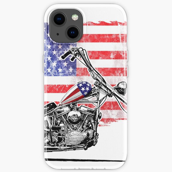 Easy Riders Captain America Bike iPhone Soft Case