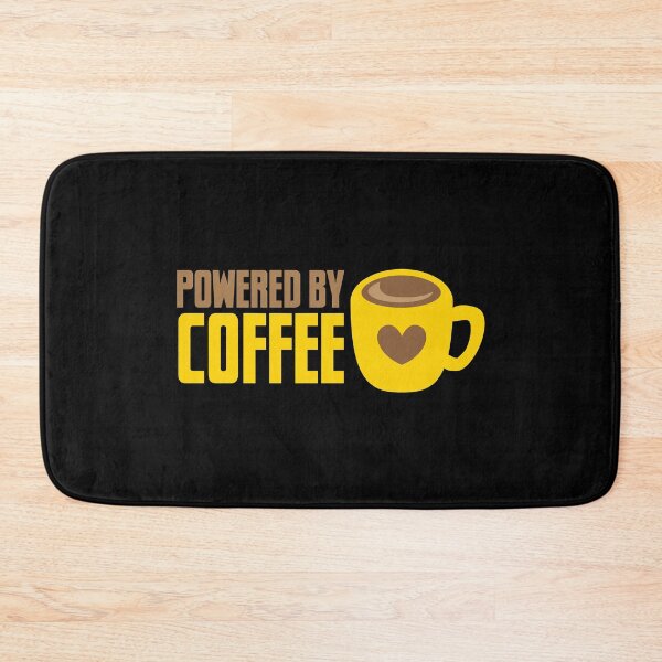 Item preview, Yellow powered by coffee designed and sold by jazzydevil.