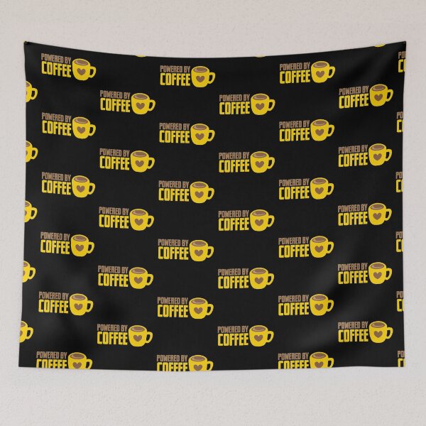 Item preview, Yellow powered by coffee designed and sold by jazzydevil.