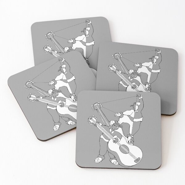 Item preview, Bass Players - grey background designed and sold by Colette van der Wal.