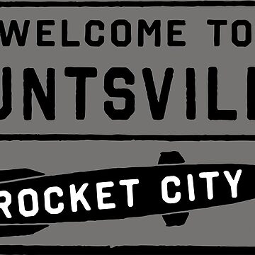 Artwork thumbnail, Vintage Huntsville Rocket City by Kujo Dangerous Vintage