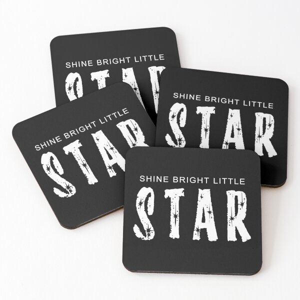 Item preview, Shine Bright Little STAR (Black) designed and sold by 4wordsmovement.