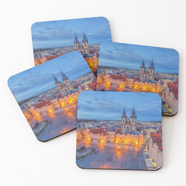 Item preview, Prague old town square and church of Mother of God before Tyn in Prague, Czech Republic.  designed and sold by DesignAstur.