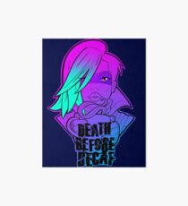 Borderlands Lorelei- Death Before Decaf Art Board Print