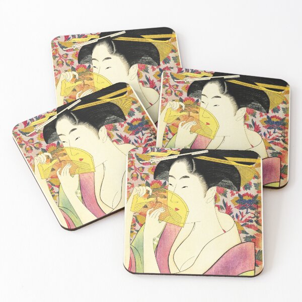 Item preview, Kushi (Comb), Kitagawa Utamaro, 1785 designed and sold by sunrisecoast.