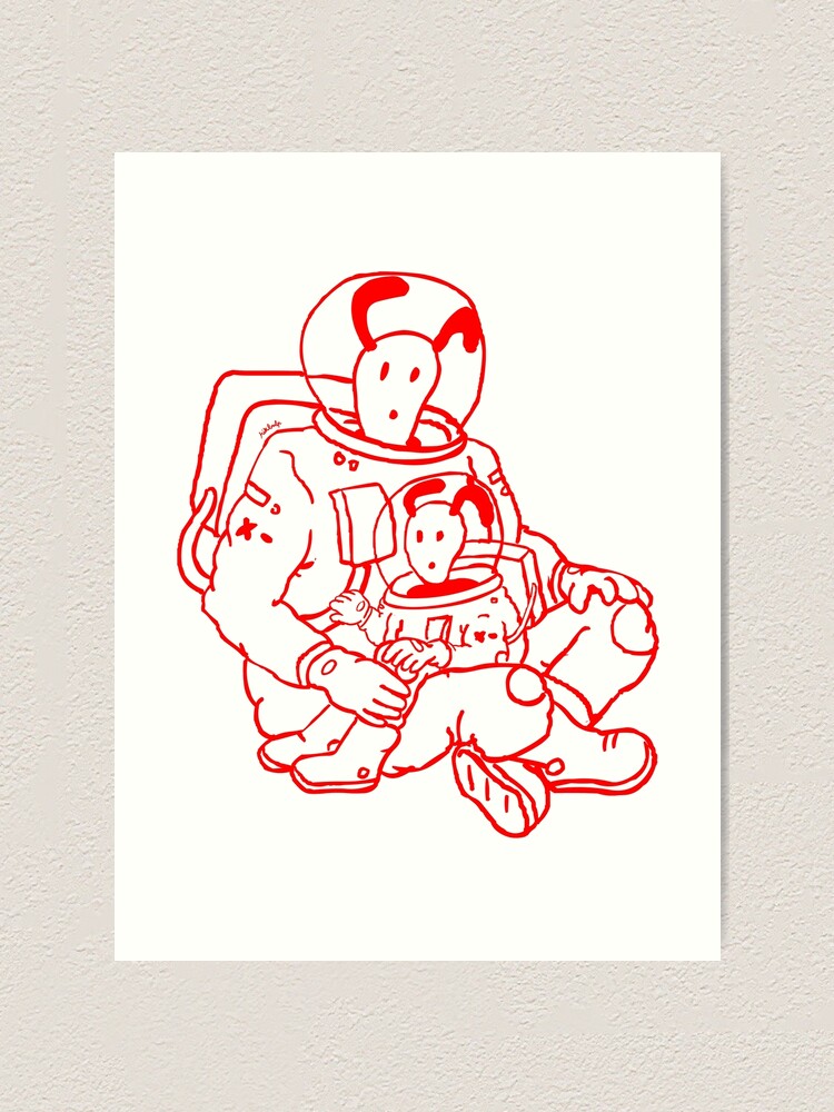 Alternate view of father & son Art Print