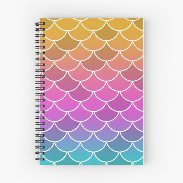 Item preview, Gold Pink Blue Fish Scales designed and sold by HomeLivingCo.