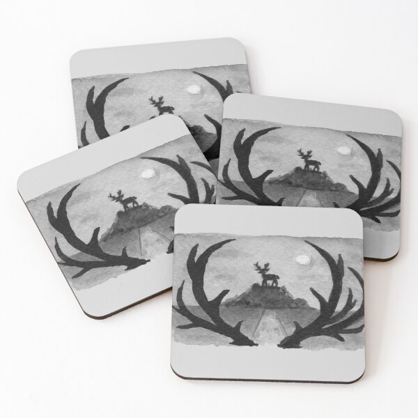 Item preview, Ink in October 2019 Day 7 - Deer designed and sold by Pattokarts.