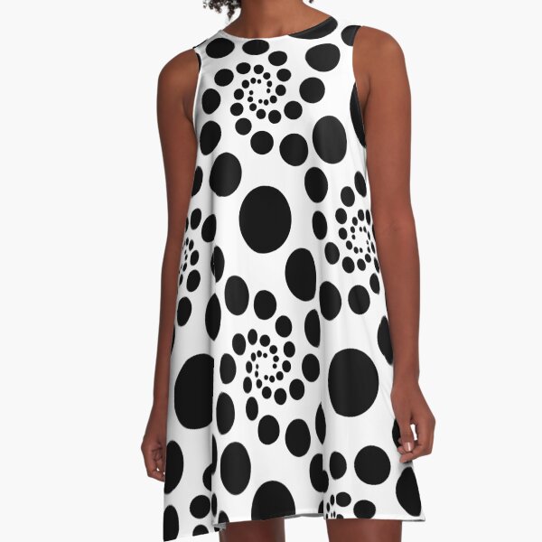seamless dots A-Line Dress