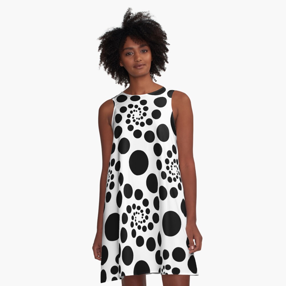 seamless dots A-Line Dress