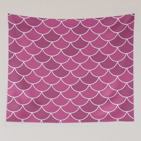 Item preview, Mulberry Fish Scales designed and sold by HomeLivingCo.