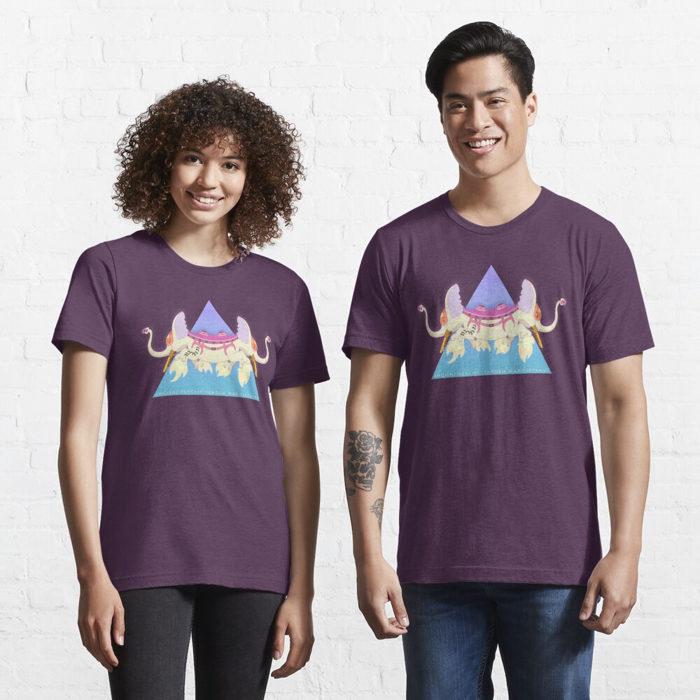 ancient psychic tandem war elephant shirt