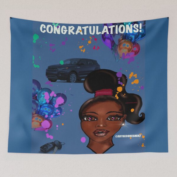 Item preview, Driving Test - Congratulations Card!!! designed and sold by ArtBecomesHer2.